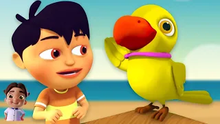 Main Tota Hare Rang Ka, मैं तोता हरे रंग का, Parrot Song, Hindi Rhymes for Babies