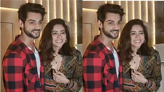 Asha Negi Birthday Celebration With Karan Wahi At Bandra #ashanegi #karanwahi #birthdayparty