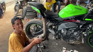 Ganti Knalpot 20JT zx25R