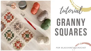 Cómo tejer Granny Square Básico a Crochet - Cambio de Color y Terminaciones Perfectas!