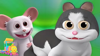 Meow Meow Billi Karti, म्याऊं म्याऊं बिल्ली करती, Hindi Cartoon and Rhymes for Babies