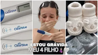 ESTOU GRÁVIDA, meu quarto bebê🤍🤰🏻