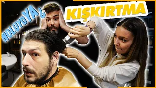 Noluya ya Fırat Albayram ile Berber geyiği w/Ceyda Kasabalı Albayram kışkırtma yaptı