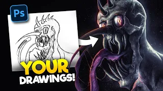 Photoshopping YOUR Drawings! | Realistified! S2E2