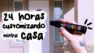 24 HORAS CUSTOMIZANDO MINHA CASA!  - Renata Celi