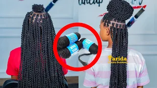 Unique Brazilian wool Hairstyle | kusuka Utumbo wa Brazilian wool