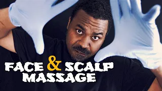 [ASMR] Face & Scalp Massage with LATEX Gloves 🧤 (AGGRESSIVE)