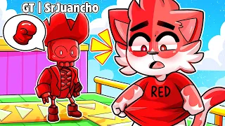 🔴SOLO PUEDO USAR COSAS ROJAS🔴 - STUMBLE GUYS | Reto un solo color stumble guys | Solo ropa ROJA