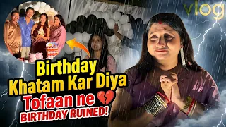 Naba ka birthday tofan ne Kharap Kar diya 🥺🎂