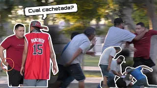 REGALANDO CACHETADAS! (BROMA) |ME GOLPEAN|