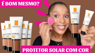 TESTEI PROTETOR SOLAR COM COR ANTHELIOS ULTRA COVER FPS 60 LA ROCHE POSAY | COBRIR MANCHAS NA PELE