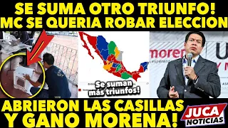 DE ULTIMO MOMENTO! ABREN CASILLAS Y MORENA HABÍA GANADO! ESTO SORPRENDIO!
