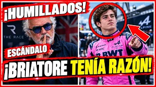 ¡LA DOMADA HISTÓRICA! Briatore y Colapinto le CERRARON LA BOCA a los ingleses en la F1!!