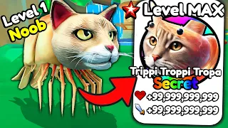 Starting Over as NOOB with Trippi Troppi Tropa SECRET in Brainrot Evolution!