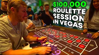 $100,000 ROULETTE SESSION AT THE RED ROCK CASINO IN VEGAS!