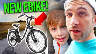 We got an ELECTRIC BIKE!! It's soooo FAST! HeyBike Cityscape