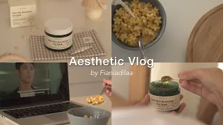 A Day in My Life at Home || Aesthetic Vlog, Mask Time + Quality Time