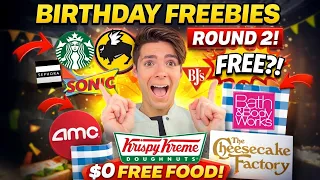 How much FREE food can you get on your birthday?