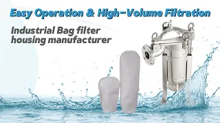 Industrial Bag Filter Housing Manufacturer | Filter System | Easy Operation & High-Volume Filtration