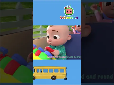 Wheels on the Bus Go Round and Round 🚌 #shorts #cocomelon | Nursery Rhymes for Babies
