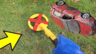 Metal Detector Found Damaged Car 