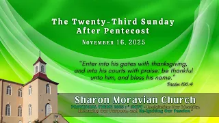 Twenty-Third Sunday after Pentecost - November 16, 2025