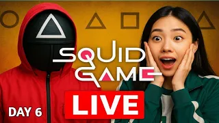 DIY Squid Game Live Challange 3 Last Game Day 6