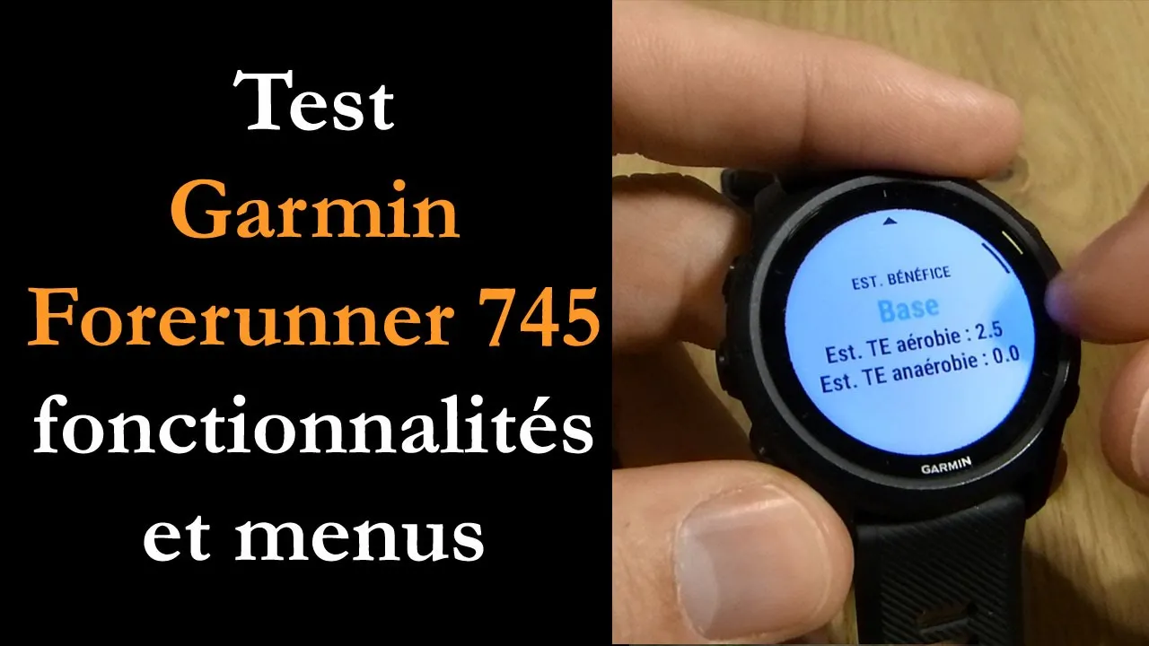 Vido-Test de Garmin Forerunner 745 par Montre cardio GPS