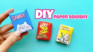 Cách Làm Squishy Giấy Mini | Làm Squishy từ giấy ô ly không cần bông | Homemade Squishy 3D | Ghes