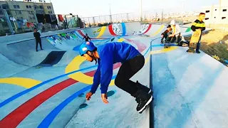رحلة صغير مع فريق gaza freedom skaters متزلجوا حرية غزة #باتيناج #سكيت #٢٠٢٢