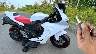 RC Yamaha R9 Bike Unboxing & Testing | Ride on Key Control R9 Bike | Jmv Toys🔥🔥
