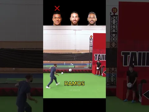 Mbappe vs Ramos vs Neymar | Accuracy Challenge