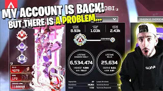 I Got My ACCOUNT BACK! But.. There Is A Problem... Apex Legends Season 10