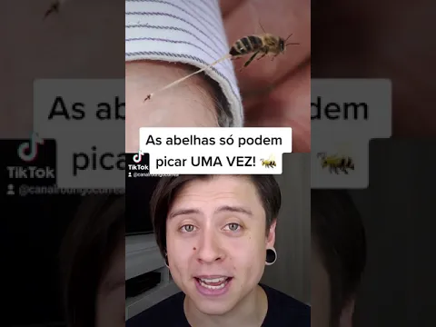 AS ABELHAS SÓ PODEM PICAR UMA VEZ! #Shorts