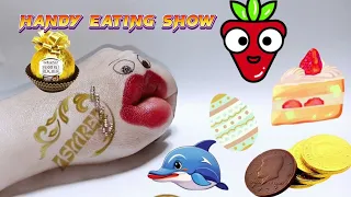 ASMR Eating Random Food 🍰 Handy Eating Show 🤤