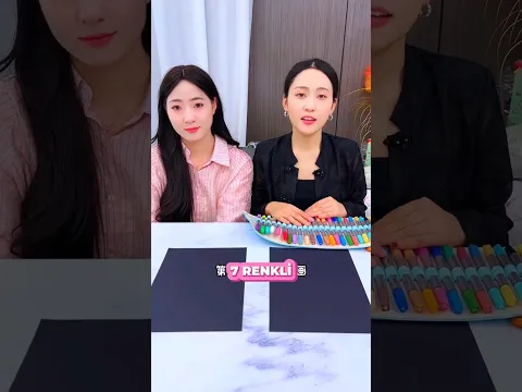 Bu Renkli Kalemler Harika 🖍️✨🤩