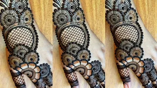 LOVELY🔥BACK HAND MEHNDI DESIGN | SIMPLY GORGEOUS DUBAI PATTERN HENNA DESIGNS | BACK HAND HENNA🔥IDEA