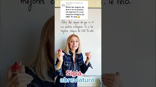 SIGLA y ABREVIATURA de Estados Unidos. #ortografía #ebau #selectividad #spanishteacher