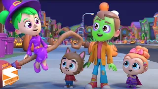 Família do dia das bruxas + Mais canção infantil por Super Supremes