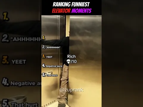 Ranking THE FUNNIEST Elevator Moments EVER!!