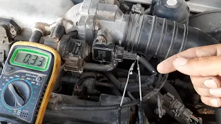 أبسط طريقة لفحص واختبار حساس TPS  تعلم كهرباء السيارات throttle position sensor