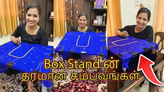 Two in one box aari stand fixing method | aari work for beginners in tamil | Order: 9092331668