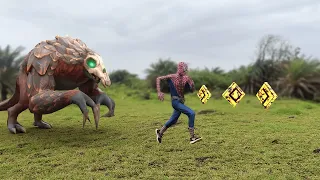 Temple Run - Blazing Sands In Real ! ft. #SpiderMan