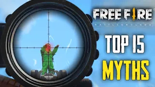 Top 15 Mythbusters in FREEFIRE Battleground | FREEFIRE Myths #166