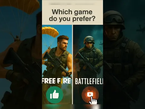 FREEFIRE or Battlefield #shorts #freefire #battlefield