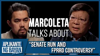 Aplikante ng Bayan: Marcoleta Talks About Senate Run and FPRRD Controversy | #aplikantengbayan