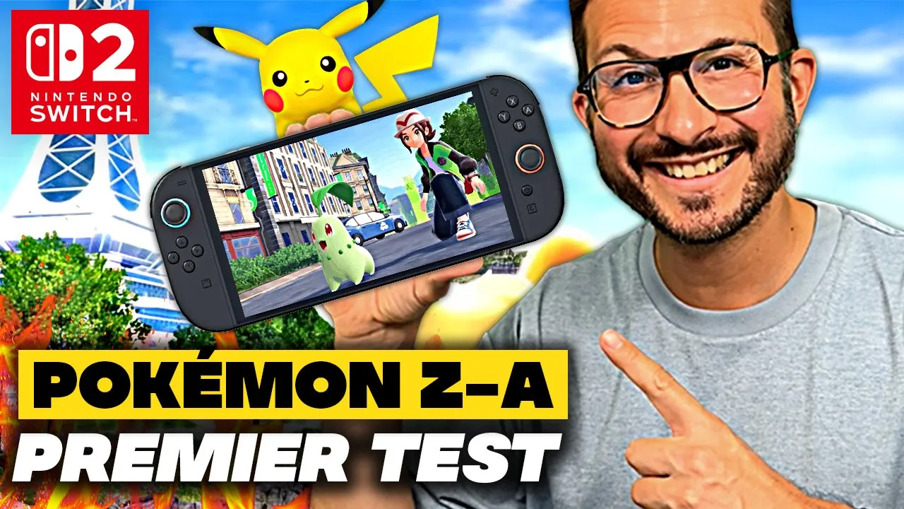 Vidéo-Test de Pokemon Legends: Z-A par Julien Chièze