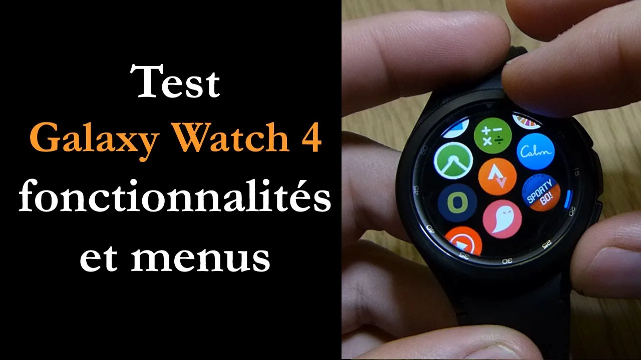 Vido-Test de Samsung Galaxy Watch 4 par Montre cardio GPS