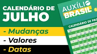💰PREPARE-SE! AUXÍLIO BRASIL R$600 MUDANÇAS CALENDÁRIO DE JULHO DATAS EMPRÉSTIMO VALOR AUXÍLIO-GÁS...