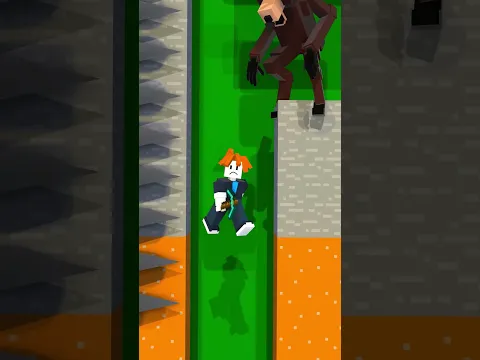 Help BACON to SAVE Dino Kid vs DEER in MINING Challenge - 99 Nights in The Forest Roblox Animation